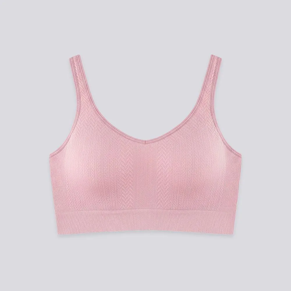 Top Sem Costura Feminino Jacquard Make