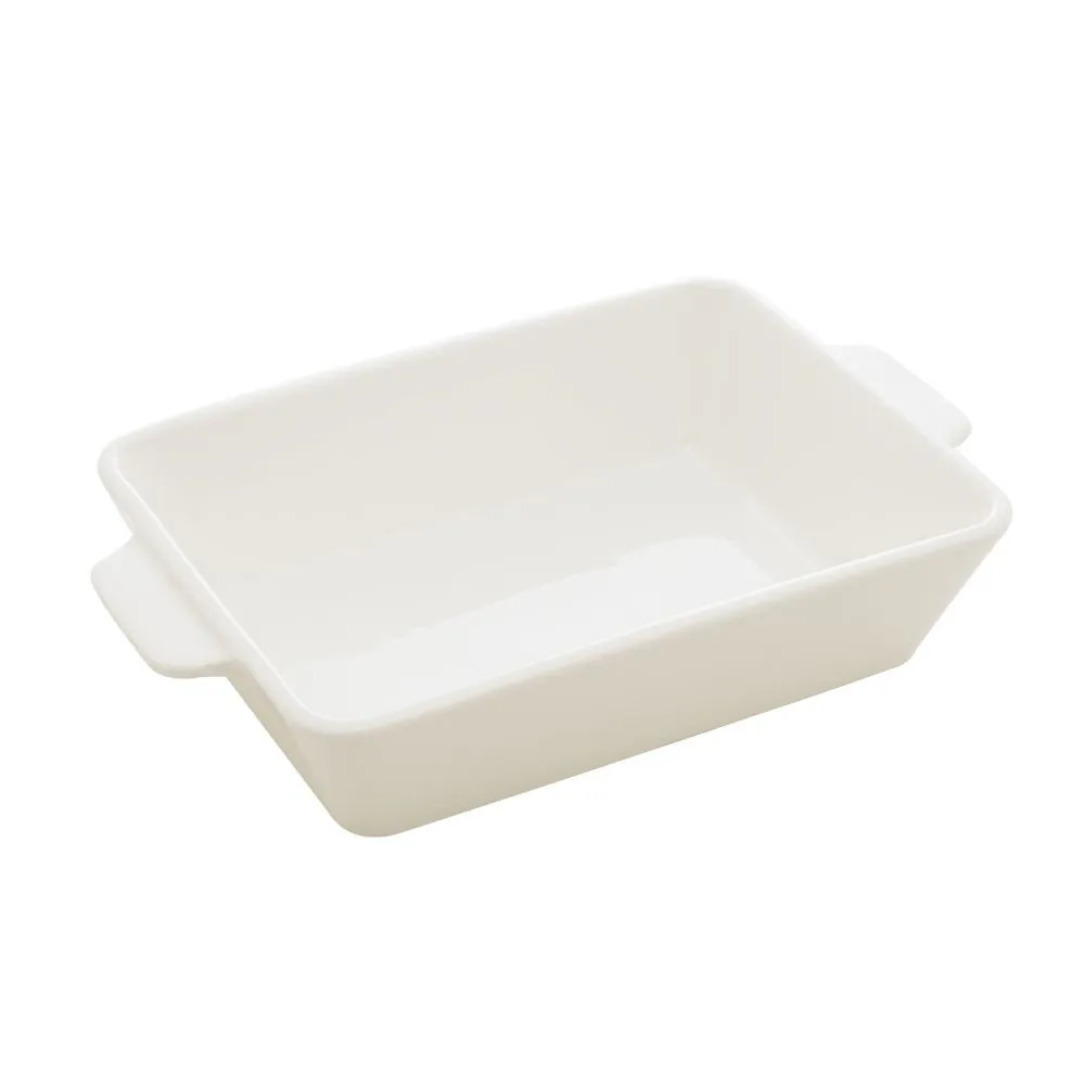 Travessa de Porcelana com Alça Basic Lyor - 2,14 Litros