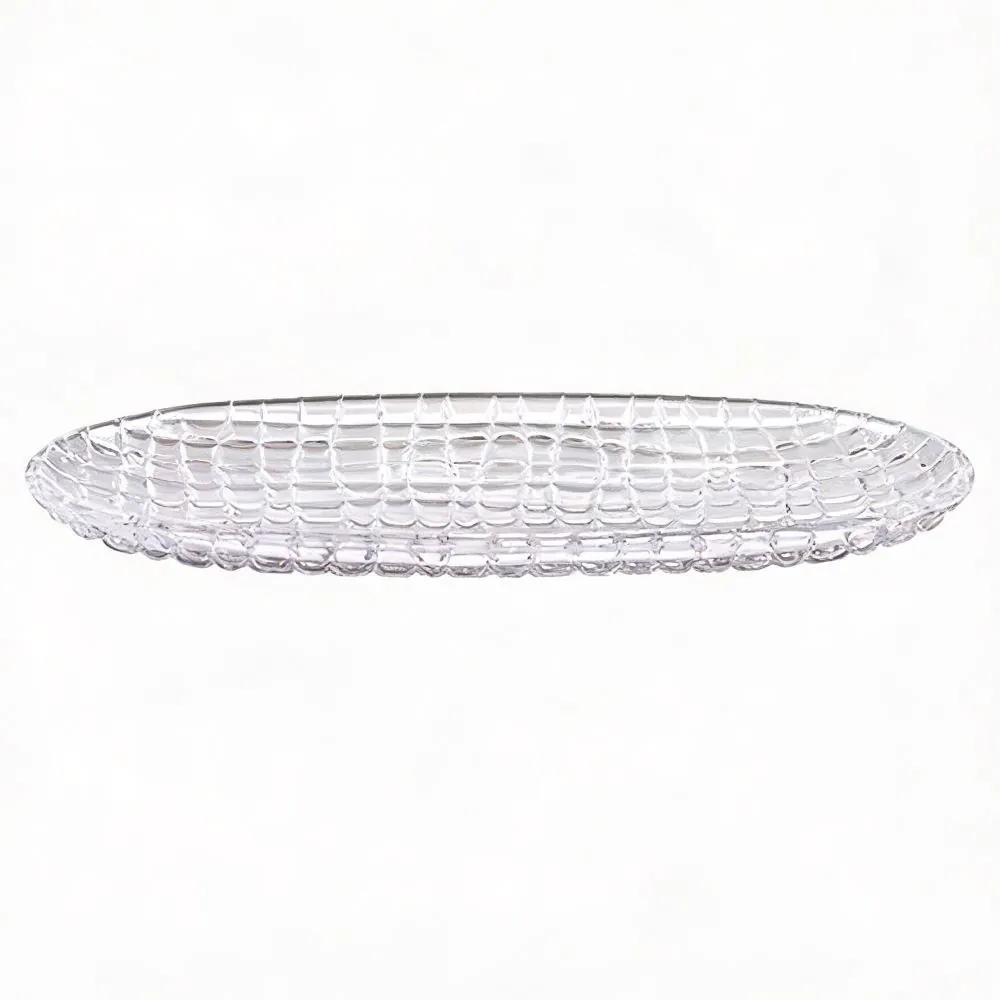 Travessa Oval de Cristal 30Cm Hauskraft - Transparente