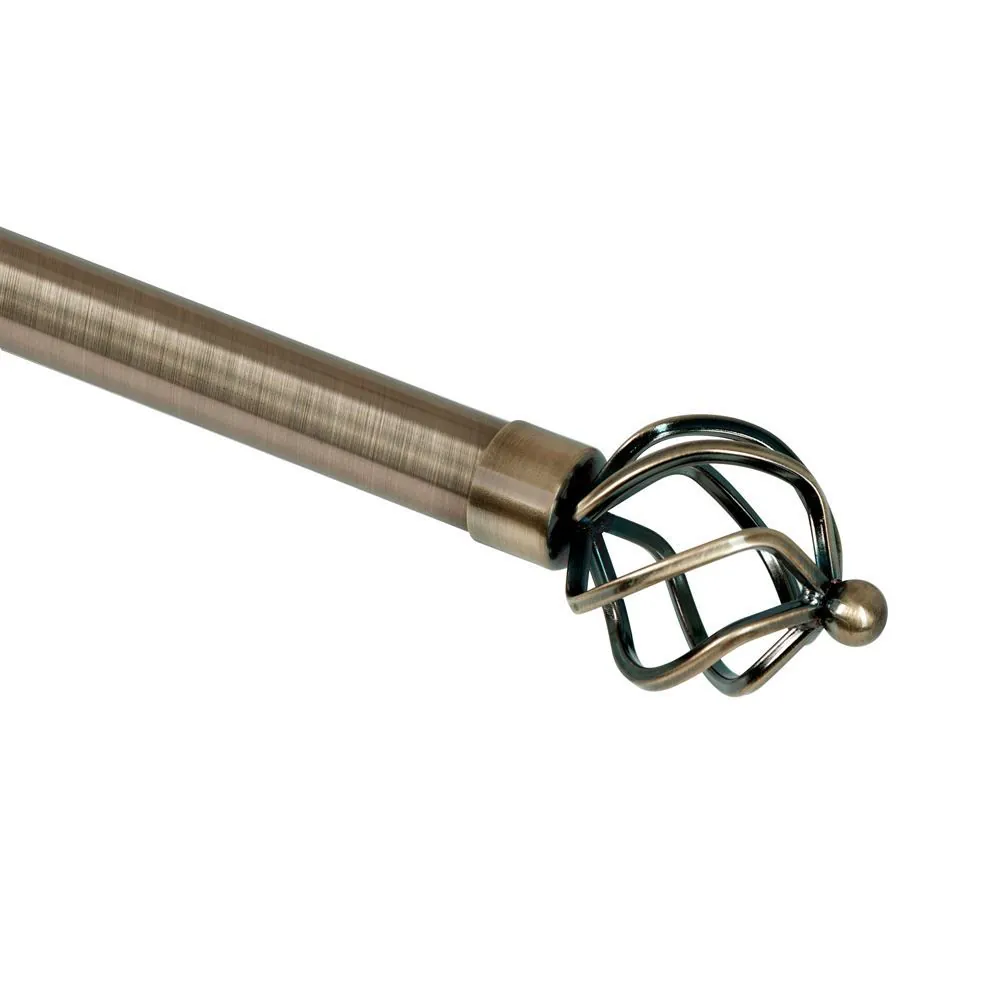 Varão Extensivo 1,20 a 2,10 m Coroa Evolux - Ouro Velho