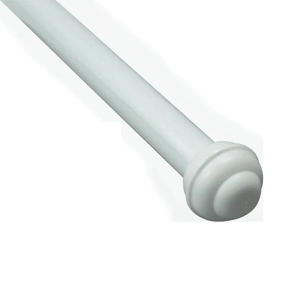 Varão de Cortina 2,50M Médio Fosco - Branco Fosco