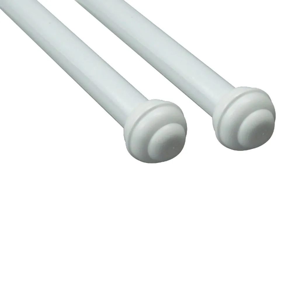 Varão para Cortina Médio Duplo 3,00 m Fosco - Branco Fosco