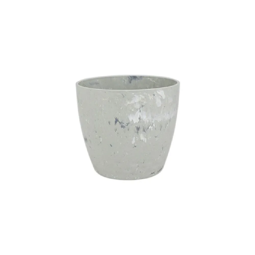 Vaso Cachepô Diamond 12,5Cm Branco Forth Jardim - 482-2