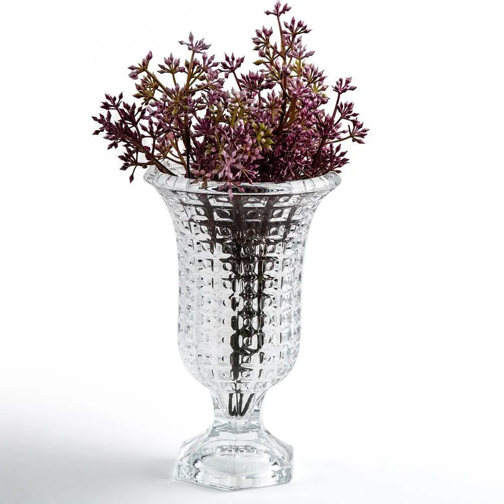 Vaso de Cristal com Pé L Hermitage 15X23,5Cm - Chevalier