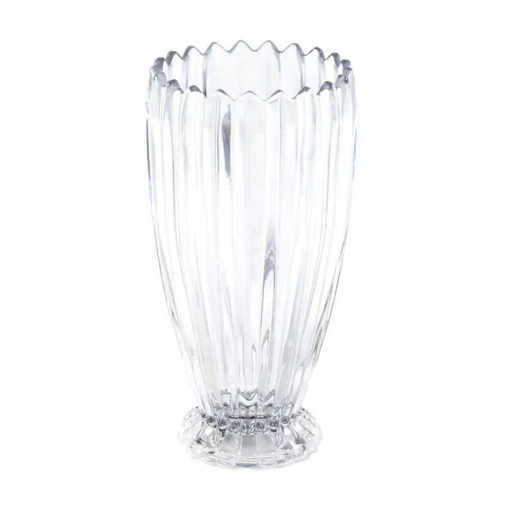 Vaso Decorativo de Cristal Geneva Wolff - Transparente