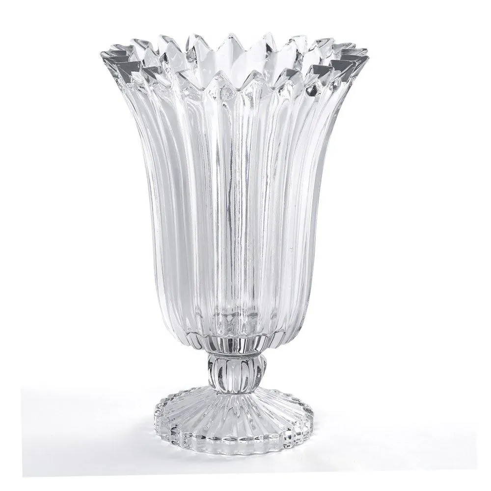 Vaso Decorativo de Vidro Mônaco 17X24,3Cm - Transparente