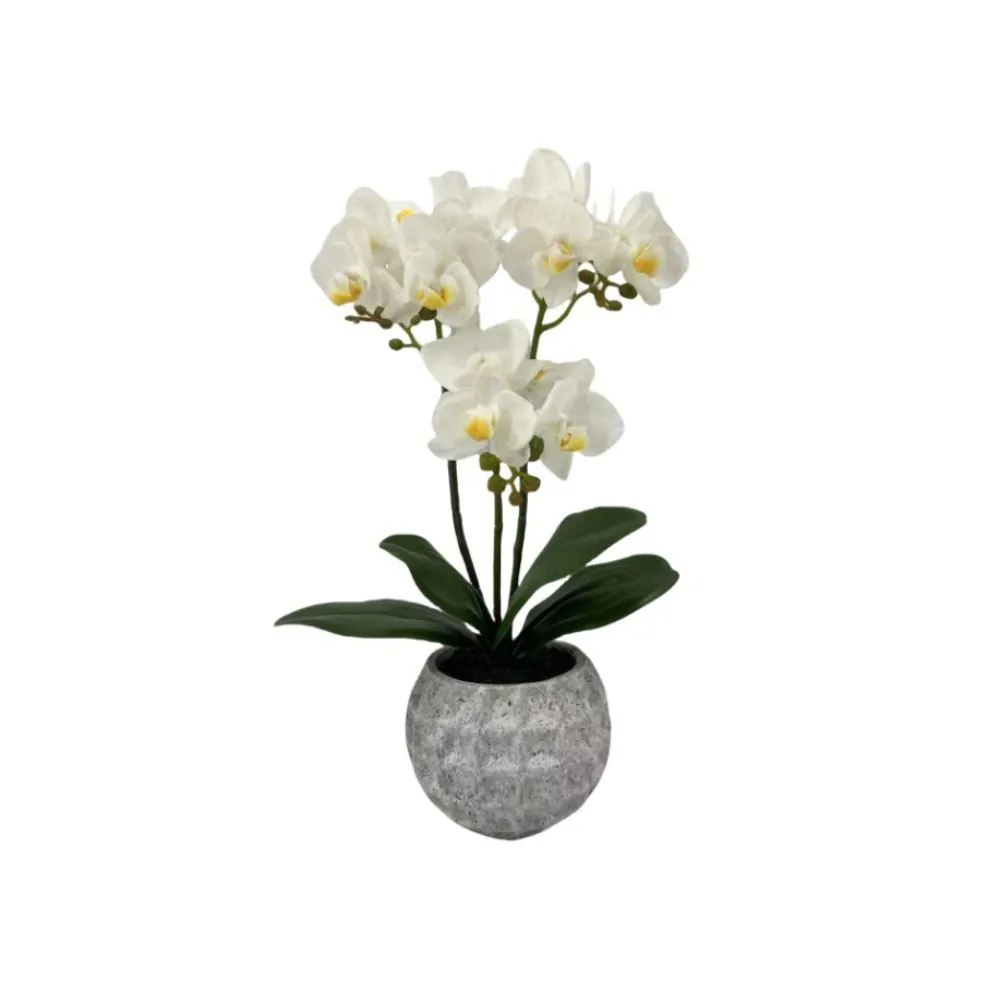 Vaso Orquídea Artificial 40Cm - Sortido