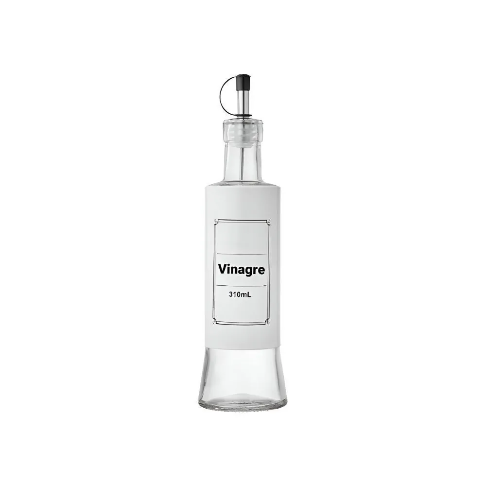 Vinagreiro de Vidro Hauskraft 310 Ml - Branco