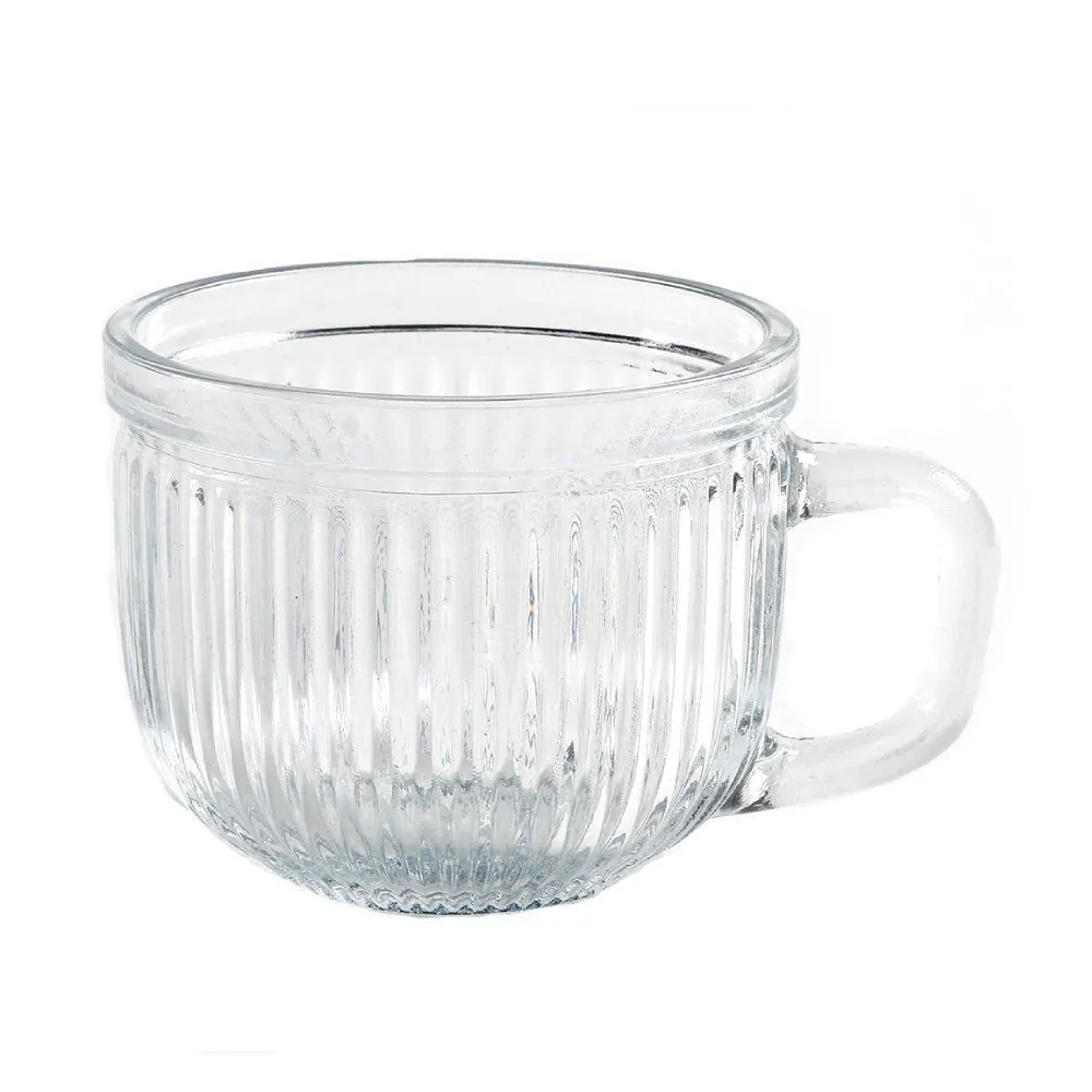 Xícara de Chá Vidro Riviera Allmix 255Ml - Transparente
