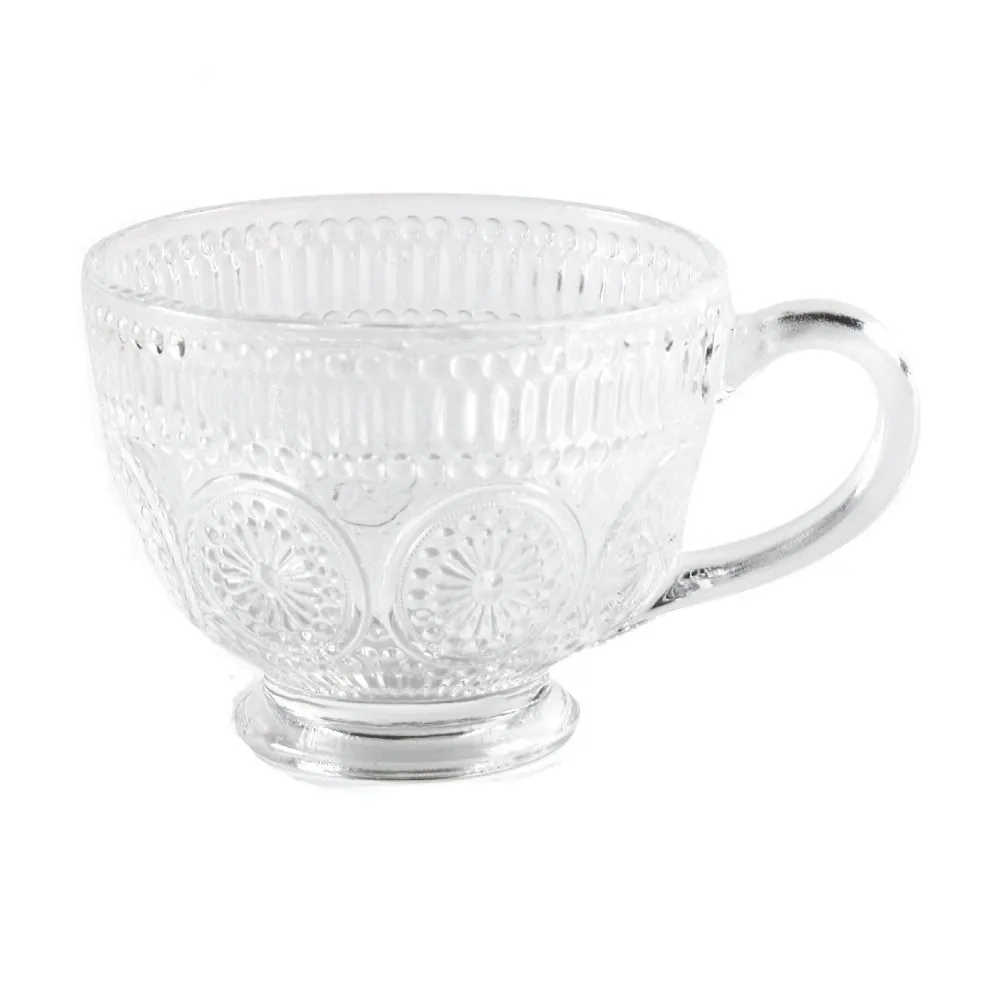 Xícara de Cristal Mandala Lyor 185Ml - Transparente