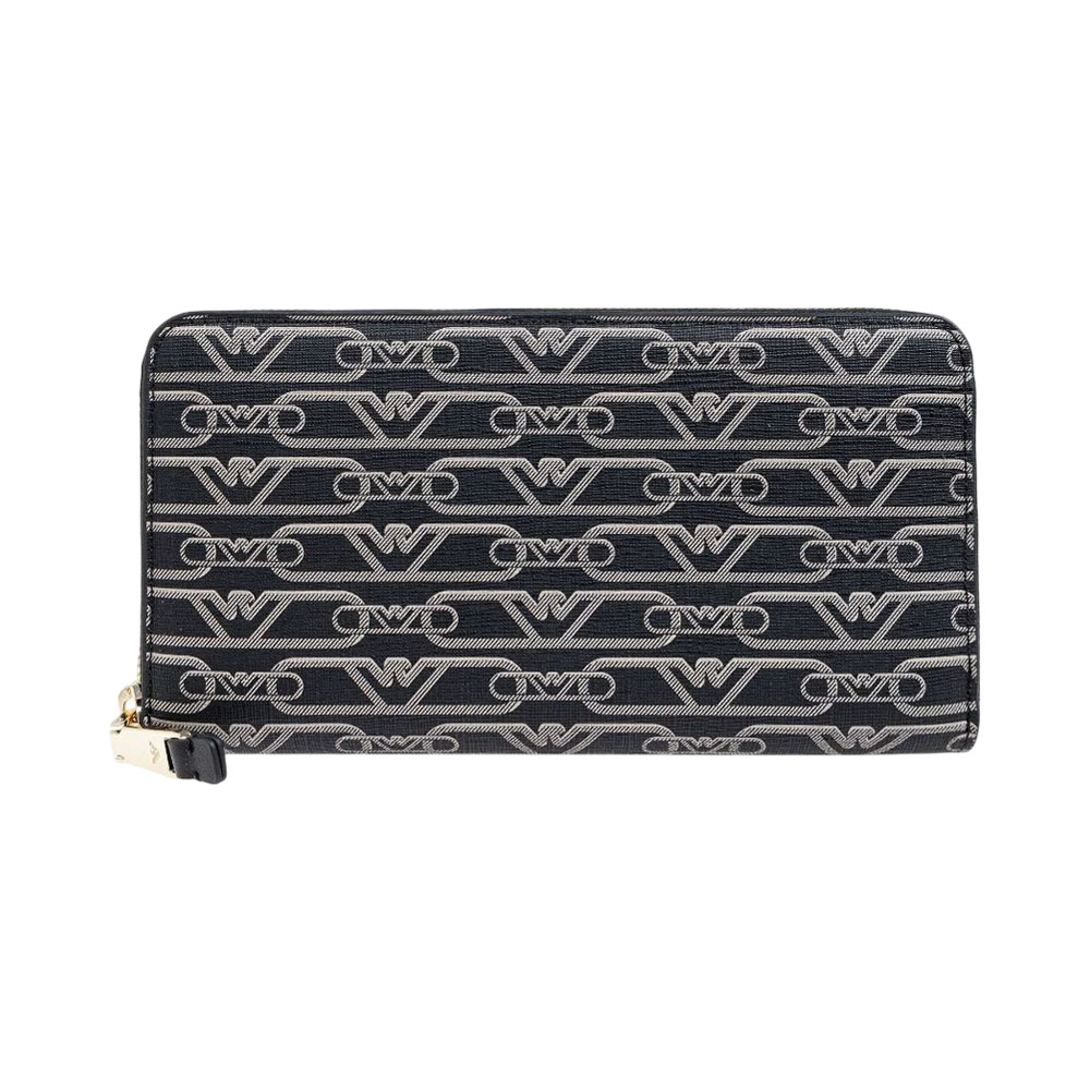 Carteira Emporio Armani EW000366 EC033 Nero-ecru Preto
