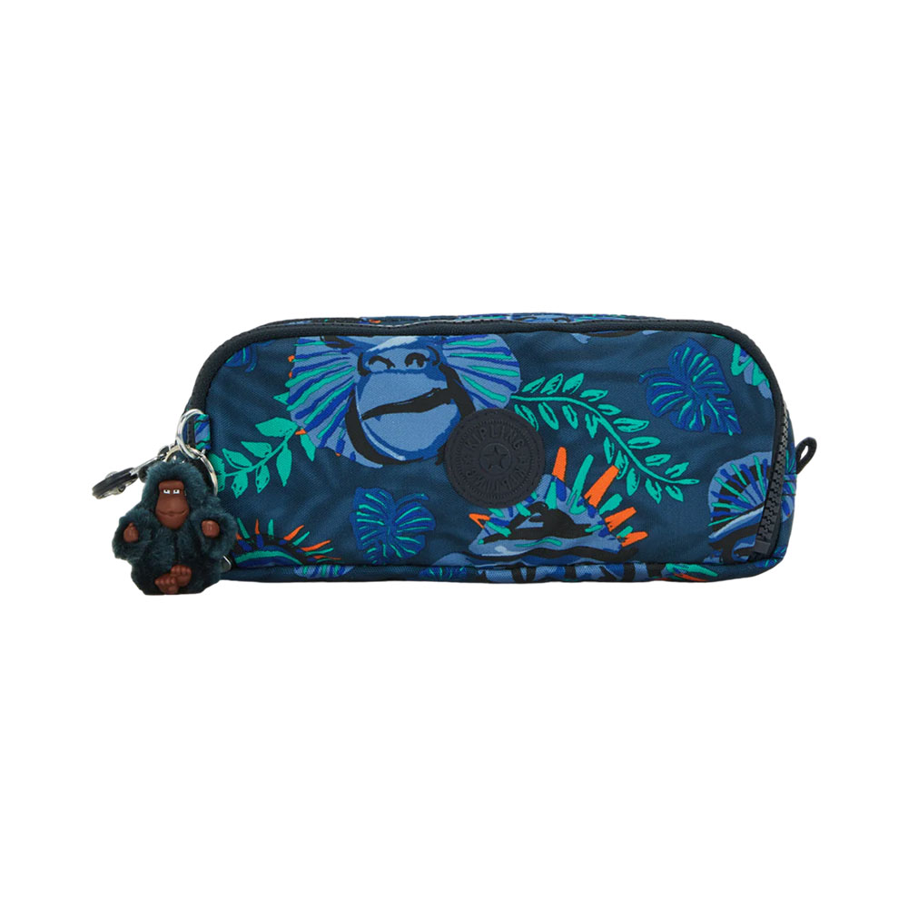 Estojo Kipling Gitroy Blue Monkey Fun