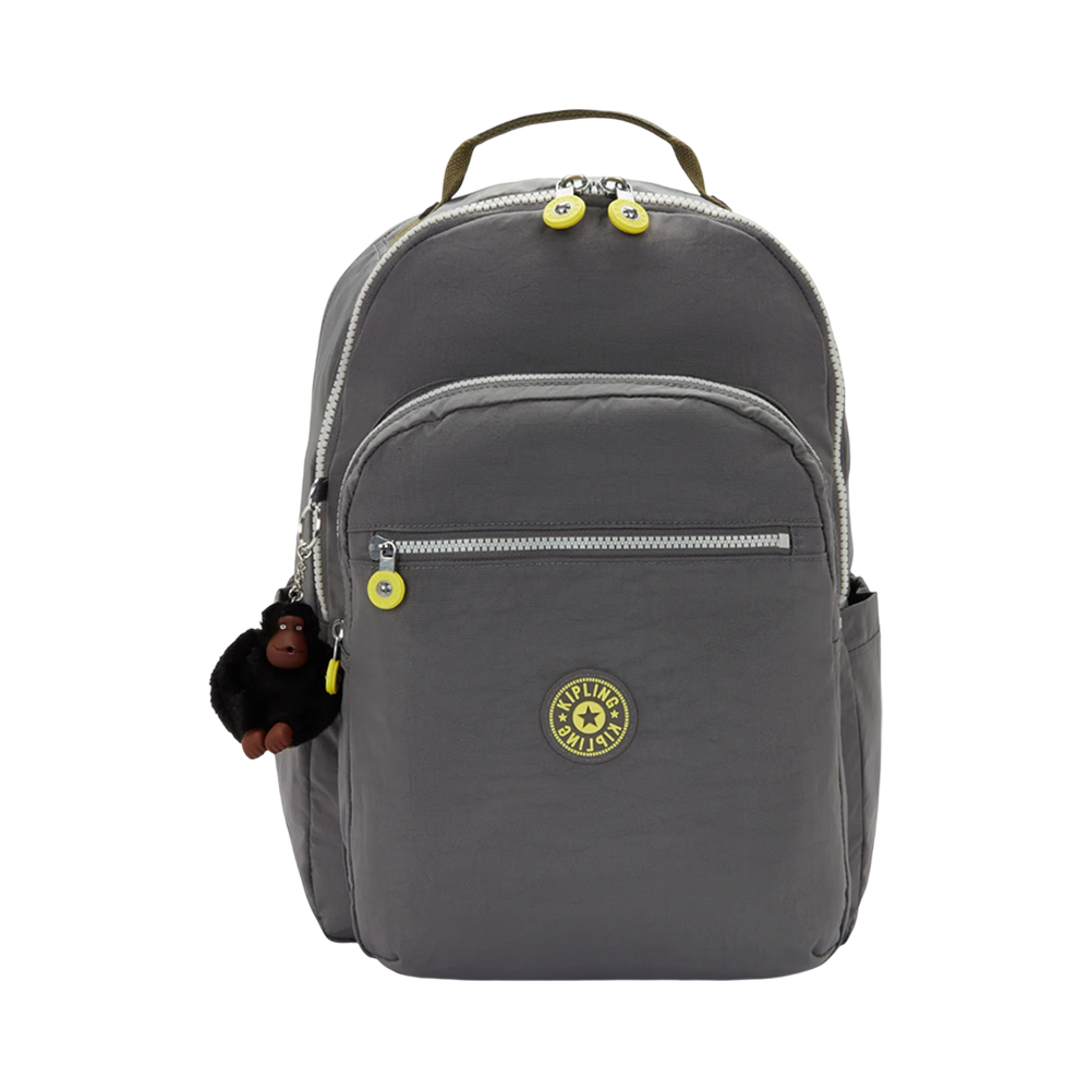 Mochila Kipling Seoul College Extra Back TO Grey