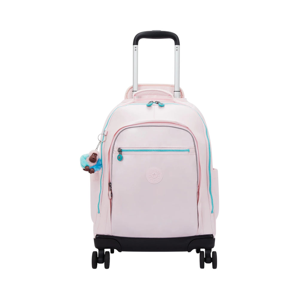 Mochila com Rodas Kipling New Zea Pink Met