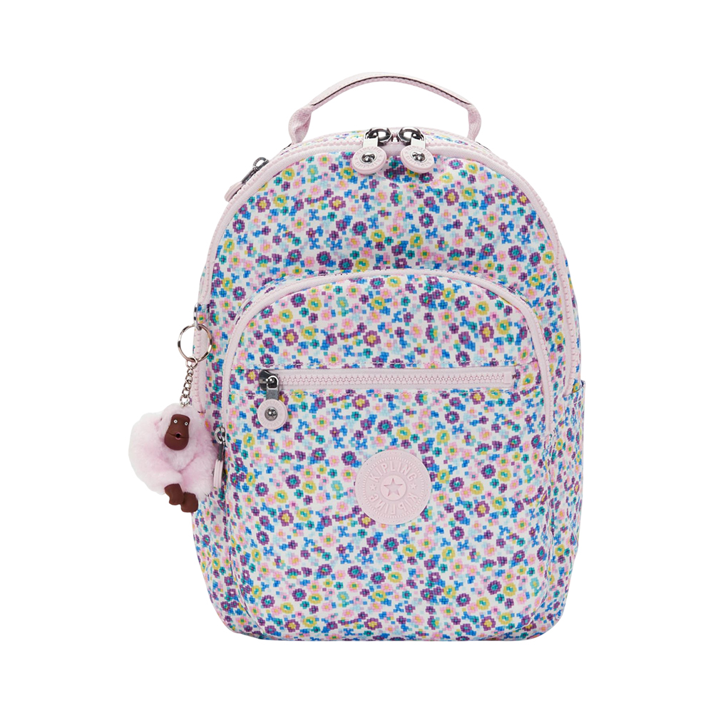 Mochila Kipling Seoul Lap Digi Flower Print
