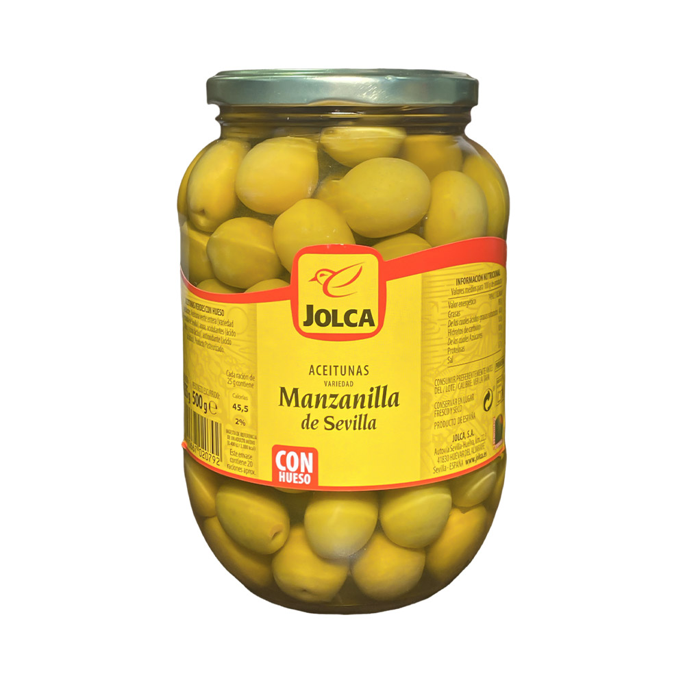 Jolca Aceituna Verde C/Hueso 835g