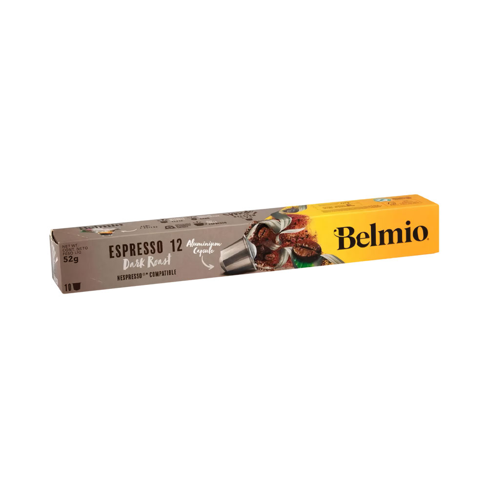 Café Belmio Espresso 12 Dark Roast 10 Unidades 52GR