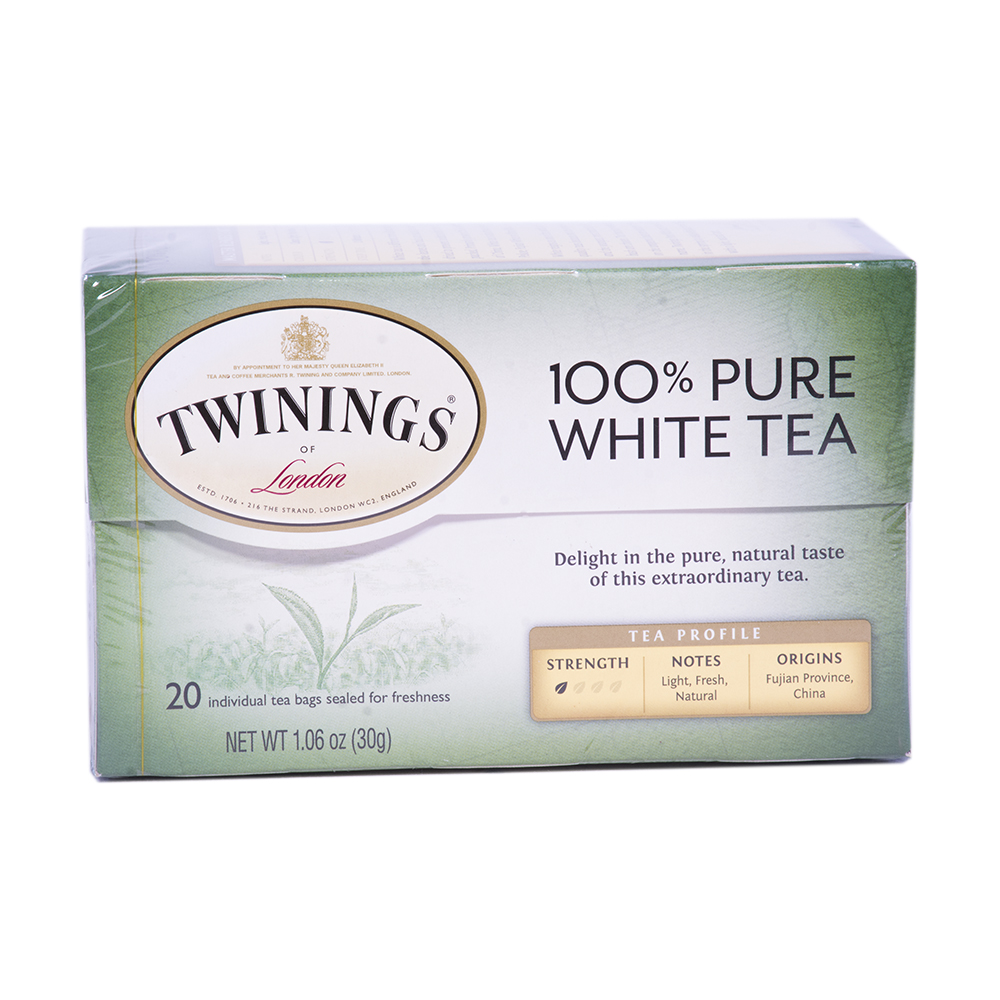 Twinings Te Pure White 20bags