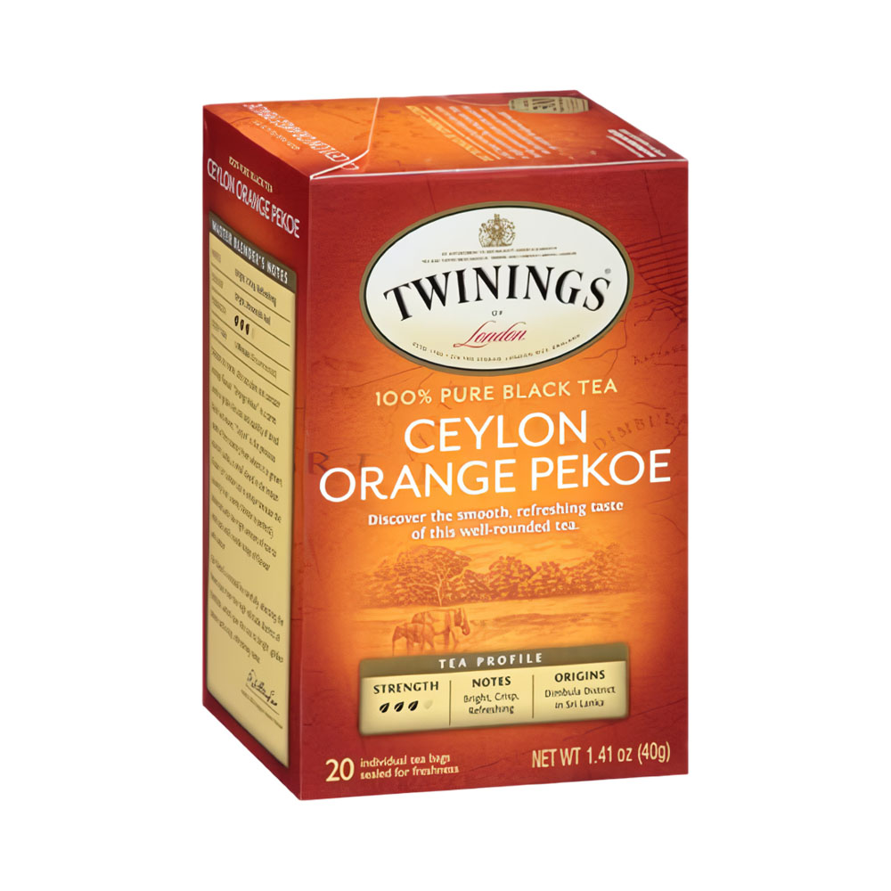 Chá Preto Twinings Ceylon Orange Pekoe 20 Unidades