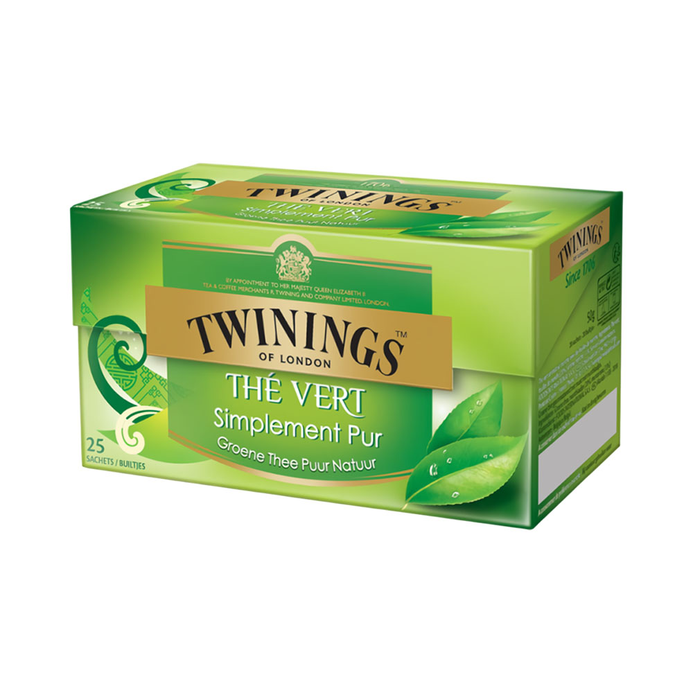 Chá Verde Twinings Simplemente Pur 25 Unidades