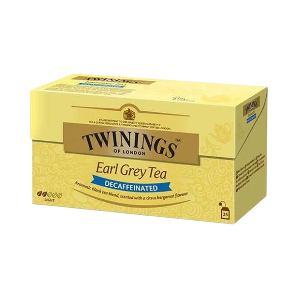 Chá Preto Twinings Earl Grey Decaffeinated 25 Unidades