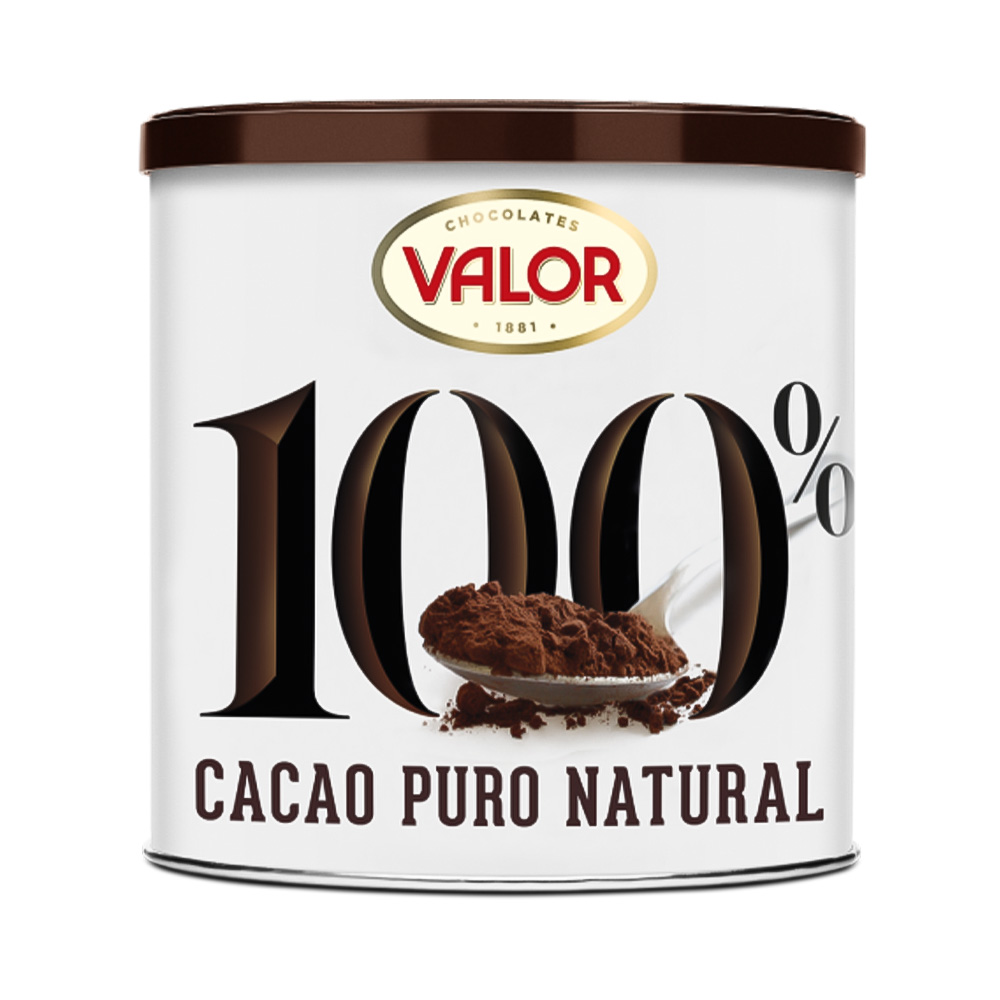 Valor Cacao Polvo Puro Natural 100% 250g