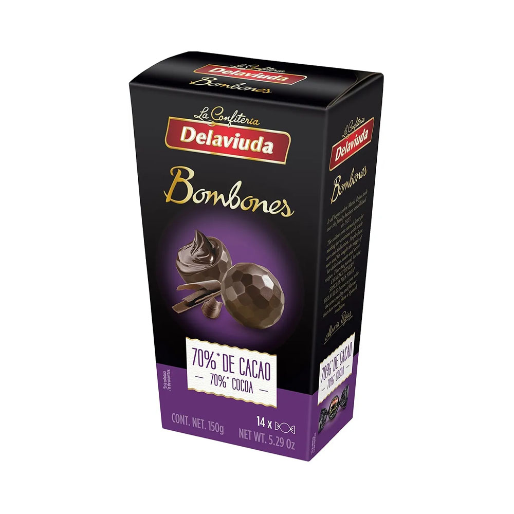 Chocolates Delaviuda Dark 70% 150GR