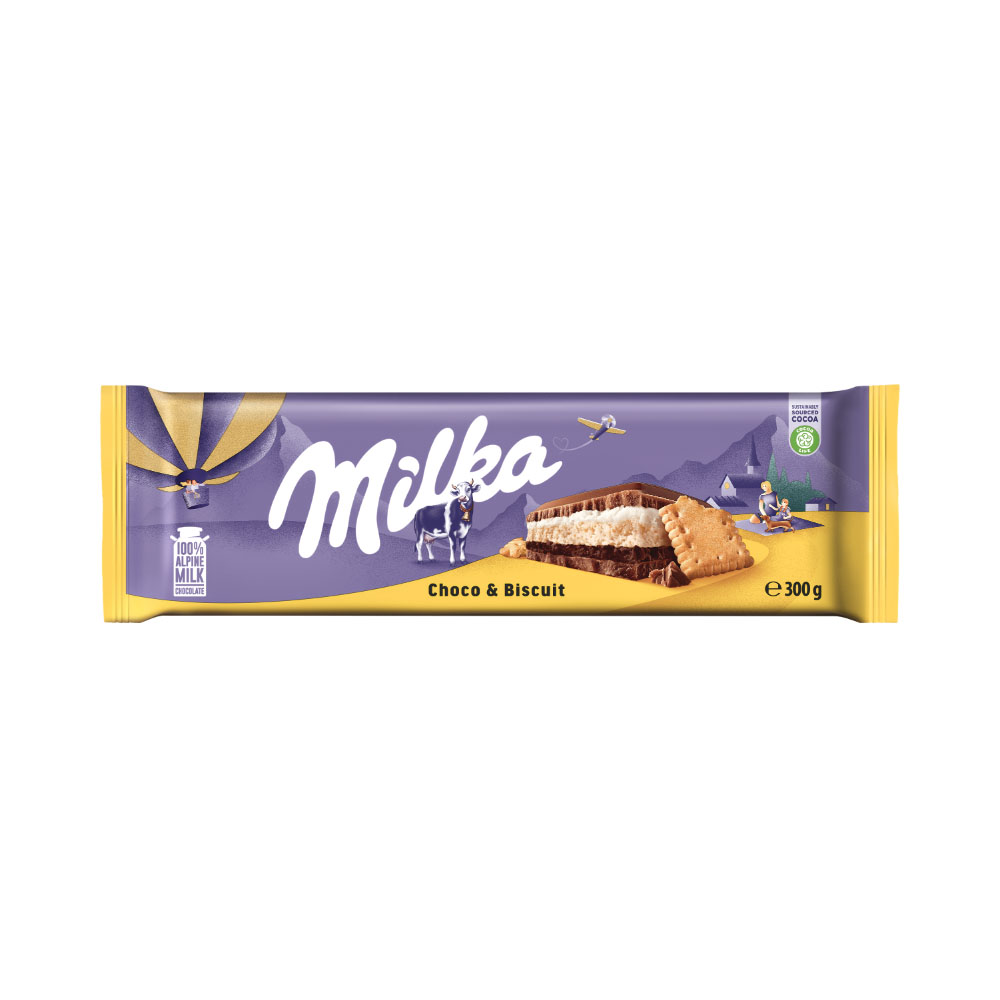 Chocolate Milka Choco & Biscuit 300GR
