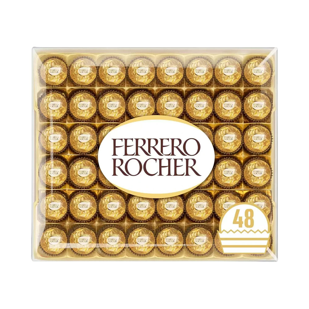 Chocolate Ferrero Rocher Travelers 48 Unidades 600GR