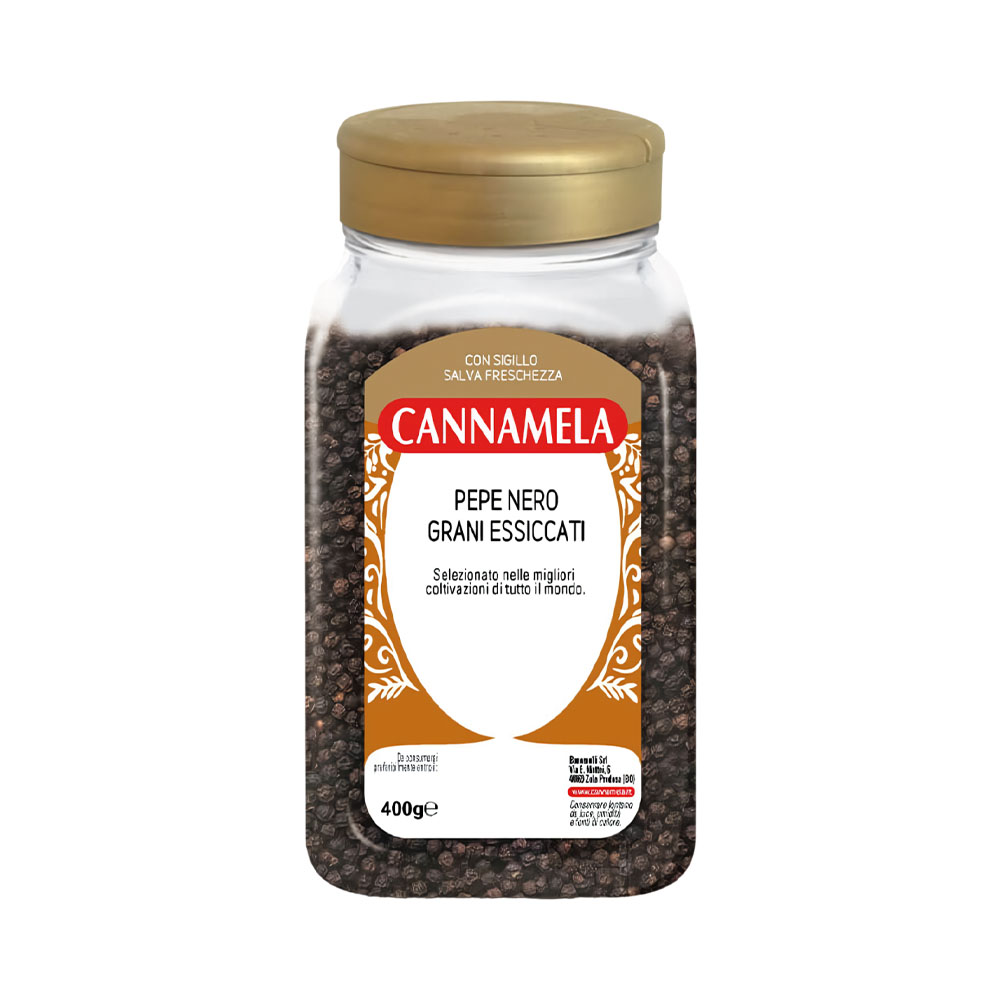 Temperos Cannamela Black Pepper Grains 400GR