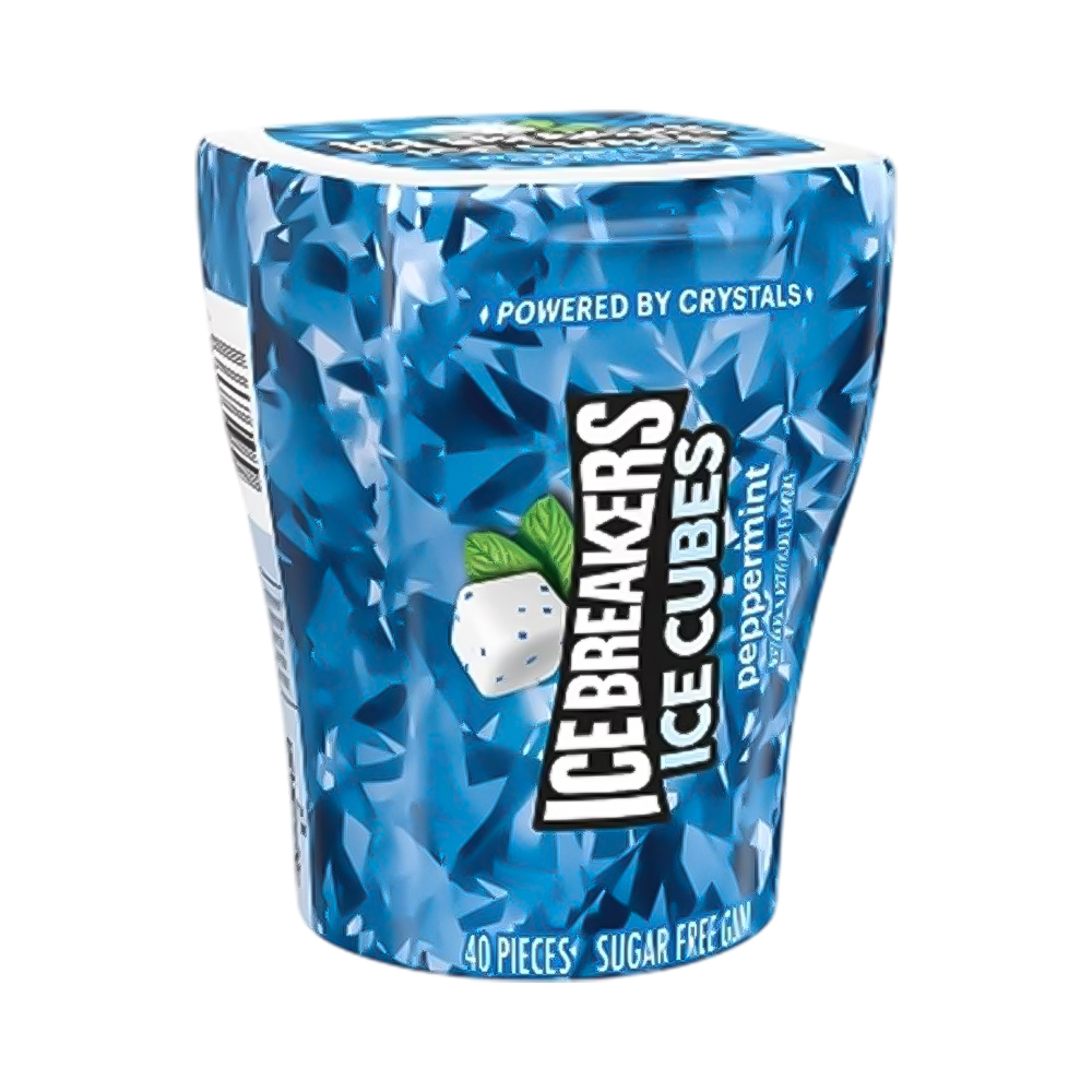 Chiclete Ice Breakers Peppermint Cube 40 Peças