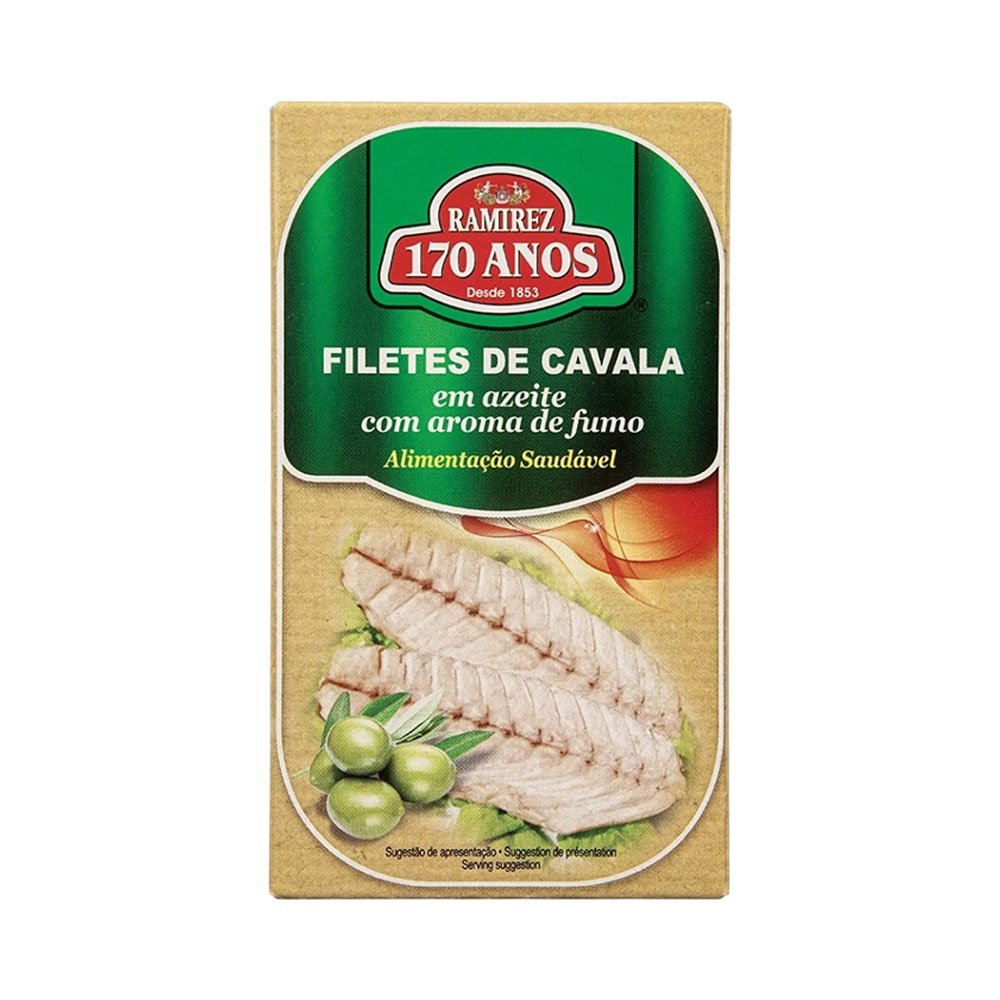 Filetes de Cavala Ramirez em Azeite com Aroma de Fumo 90G