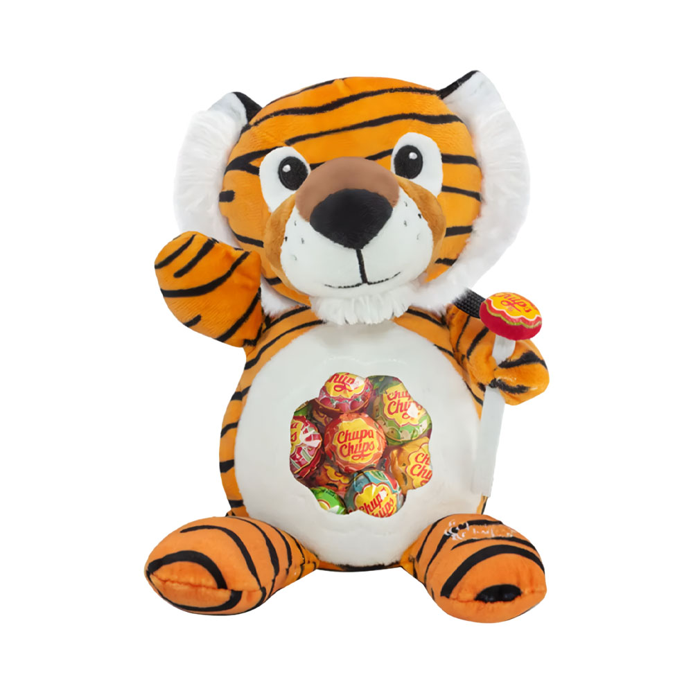 Pirulito Chupa Chups Cool Friends Tigre 16 Unidades 192GR