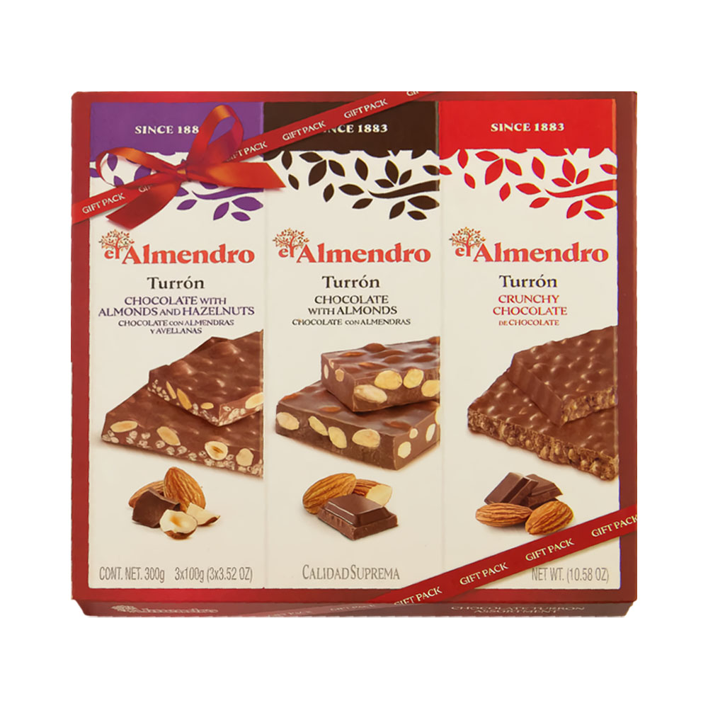 Torrone EL Almendro Crunchy Almond 3X100GR