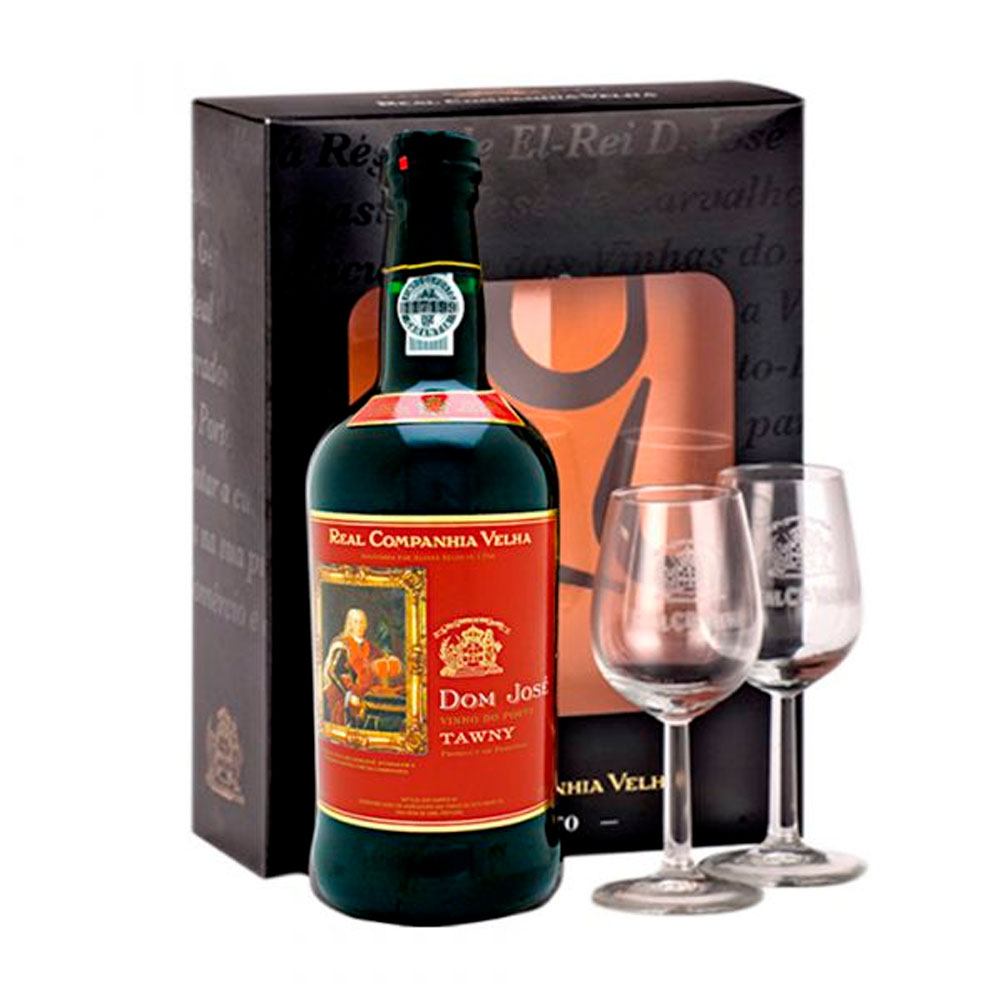 Vino Oporto Don Jose Tawny + 2 Copas 750ml