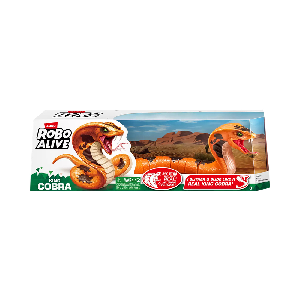 Brinquedo Zuru Robo Alive King Cobra Royal 71137