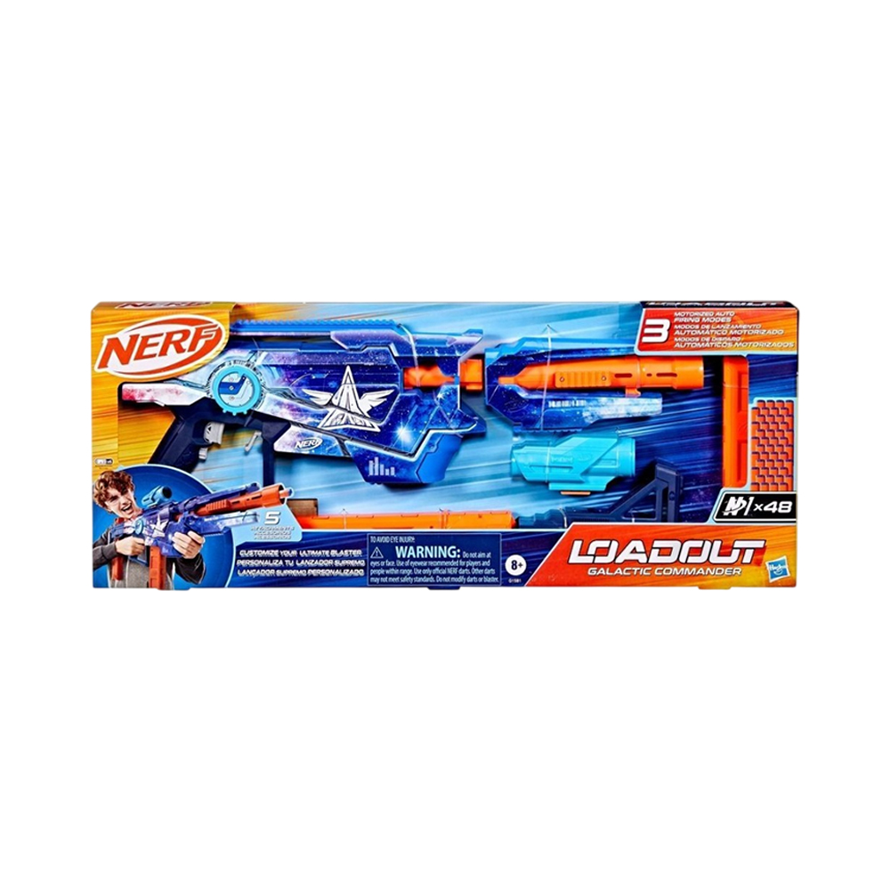 Lançador de Dardos Hasbro Nerf Loadout Galactic Commander G1581