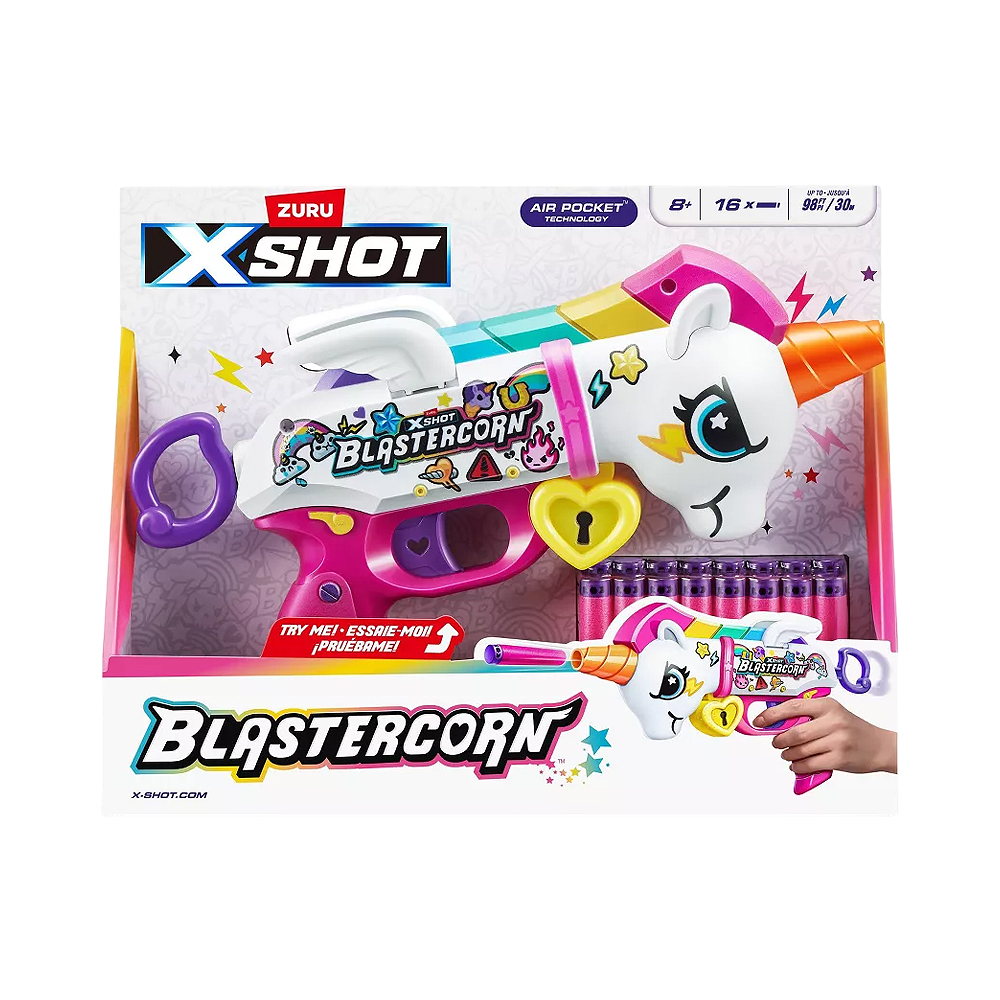 Lançador de Dardos Zuru X-shot Blastercorn 36729