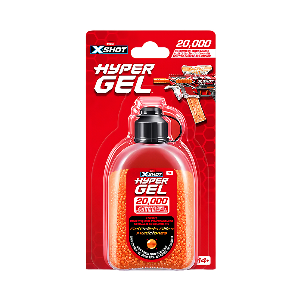 Munições de Gel Desidratadas Zuru X-shot Hyper Gel 36625 20,000 Unidades
