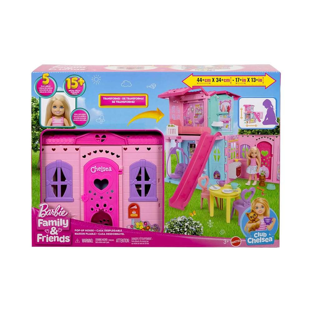 Kit de Jogo Mattel Barbie Family Y Friends JFW49