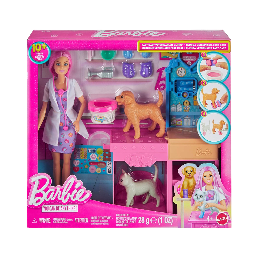 Boneca Mattel Veterinarian Clinic JFX93