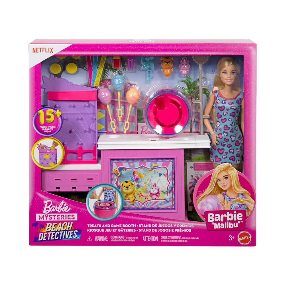 Kit de Juego Barbie Stand de Juegos Y Premios Mattel JFV67