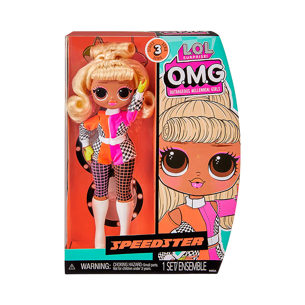 Boneca L.o.l Surprise O.m.g Fashion Doll Serie 3 Speedster 588580EUC