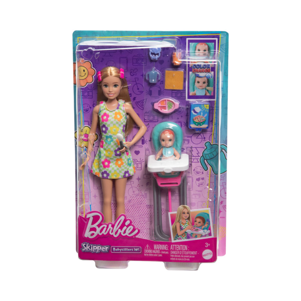 Kit de Juego Barbie Skipper Doll Mattel FHY97