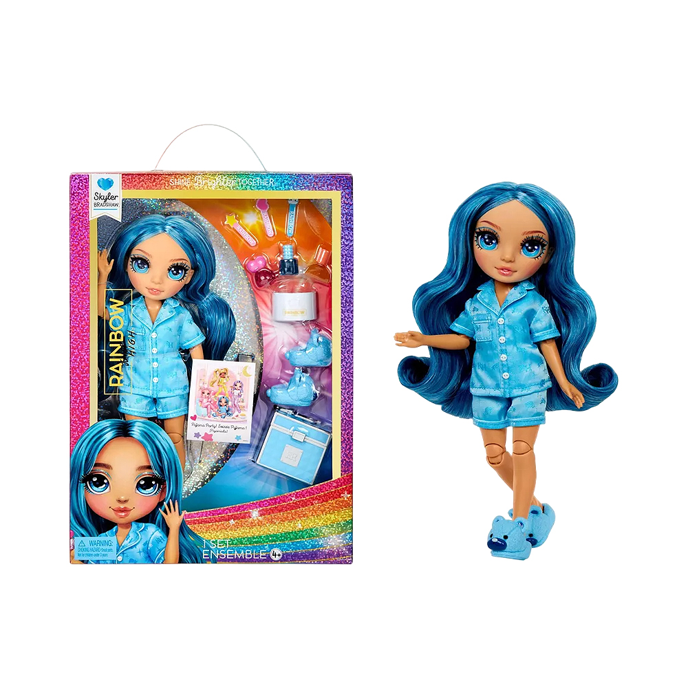 Boneca Rainbow Junior High Pijama Party Skyler Bradshaw 530947EUC