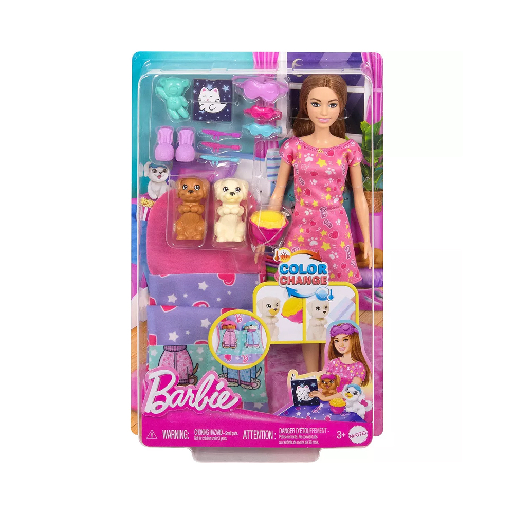 Kit de Jogo Mattel Barbie Slumber Party Playset HXN01