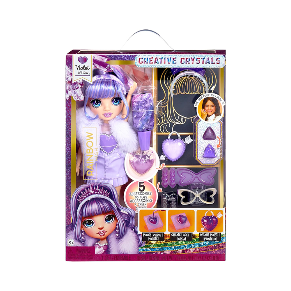 Muñeca Mga Entertainment Rainbow High Creative Violet Willow Bradshaw 121404EUC