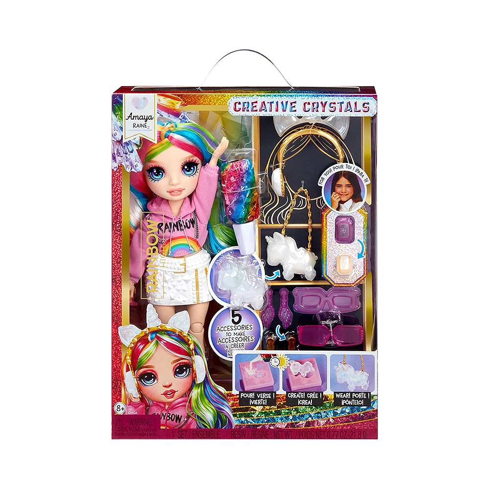 Boneca Mga Entertainment Rainbow High Creative Crystals Amaya Raine 121411EUC