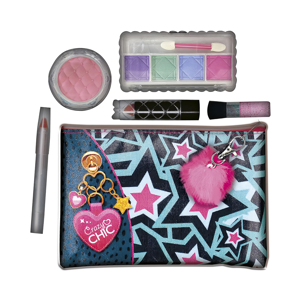 Kit de Jogo Clementoni Crazy Chic Beauty 18697 Make UP Pochette