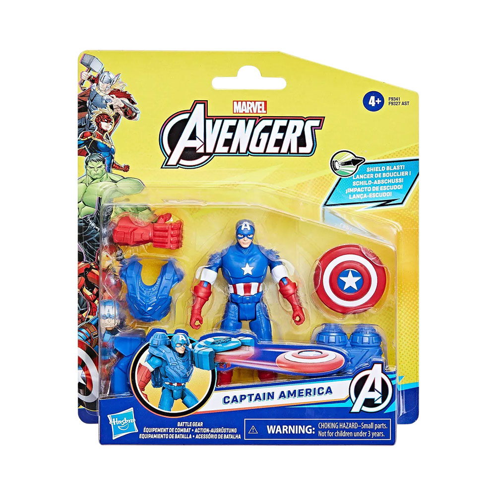 Figura Hasbro Marvel Avengers Battle Gear F9327 Sortido 1 Peça